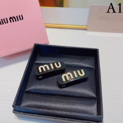 This season's new sale hair ornament 2023SS MIU MIU Miu Miu
